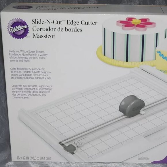 Cake Decorating - Wilton Slide N Cut Edge Cutter - NEW - Picture 1 of 4